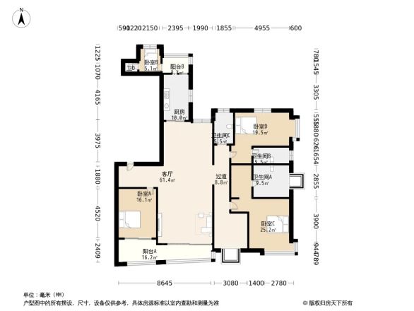 恒大天玺户型图