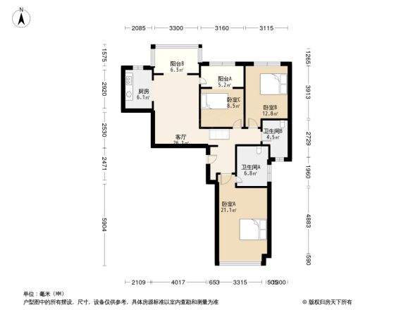 恒大天玺户型图