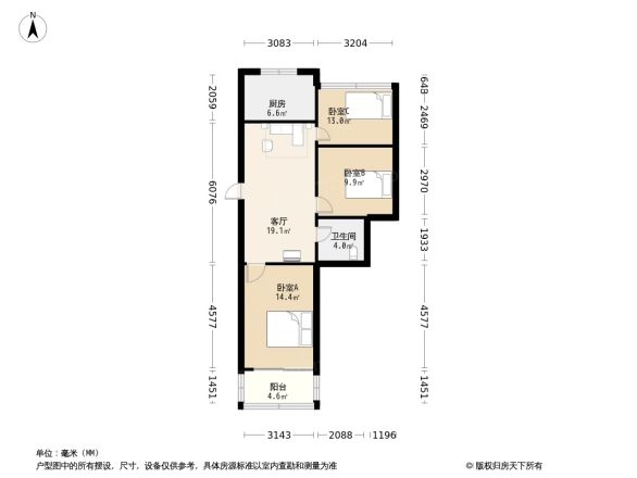 道山新村户型图
