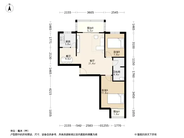 万通·盛世馨园户型图