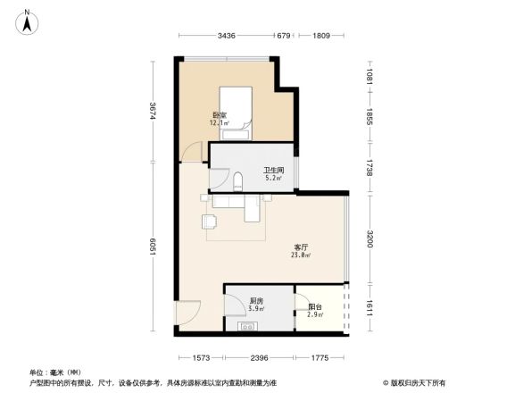 风临国际公馆户型图
