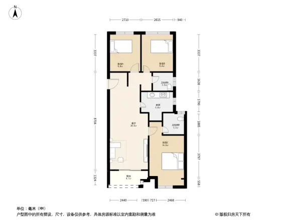融创东麟府户型图