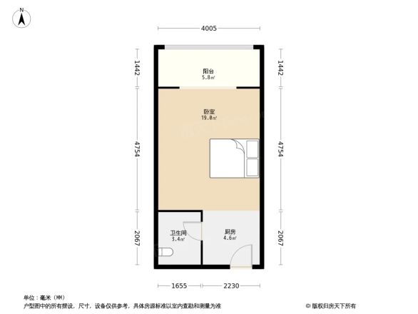 北岸晏城户型图