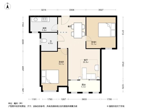 五洲华府户型图
