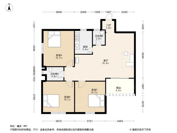 攀华大厦户型图