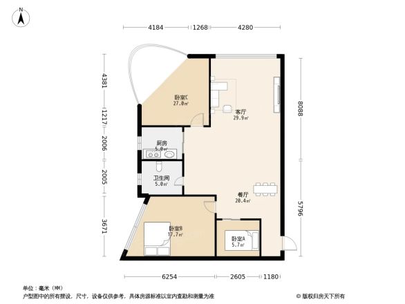 新力广厦户型图