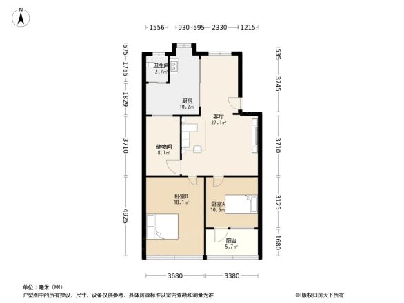 丁公路小区户型图