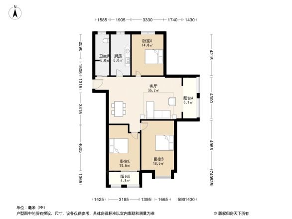 五洲华府户型图