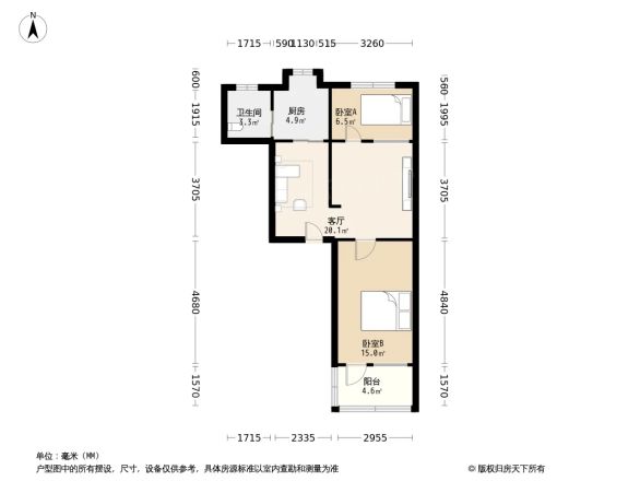 丁公路小区户型图