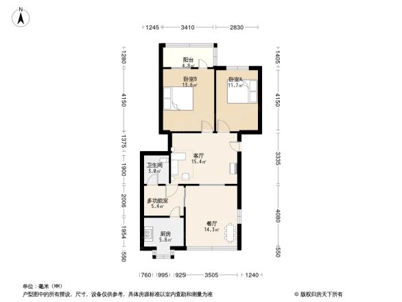 丁公路小区户型图