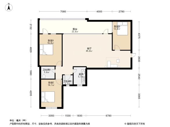 攀华大厦户型图