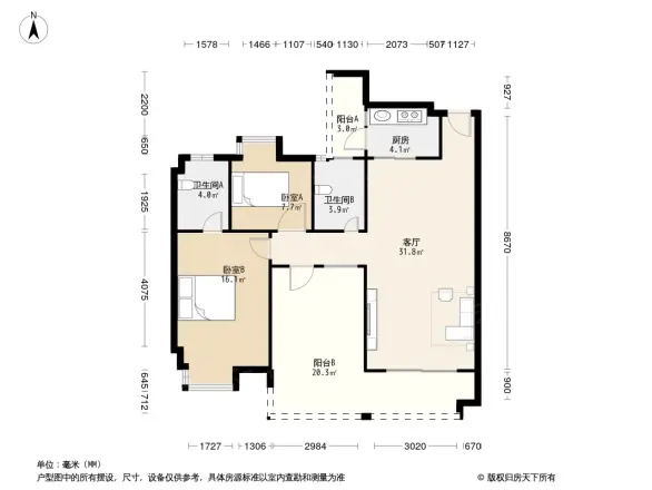 宝峰春天户型图