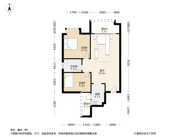 宝峰春天户型图