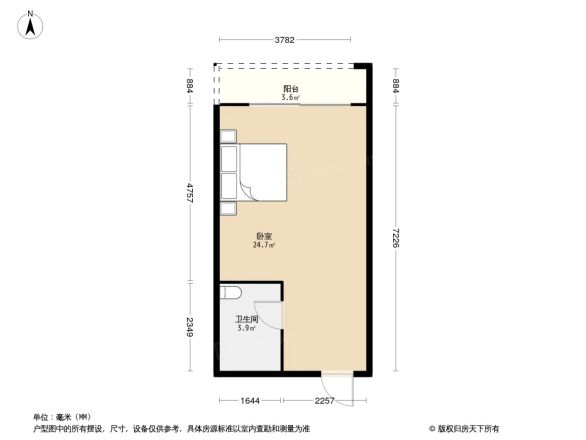 北岸晏城户型图