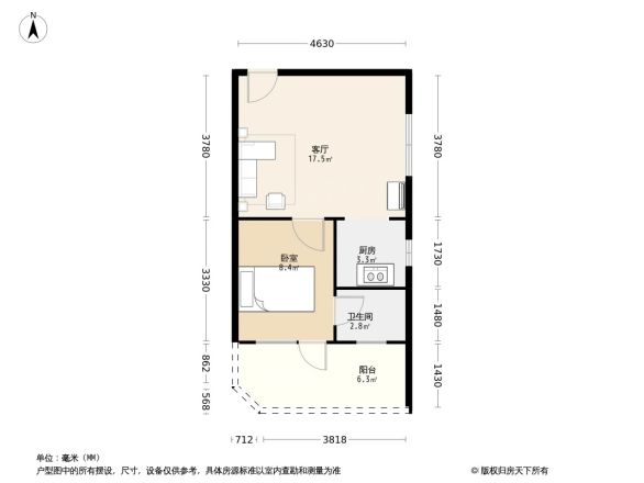 万科城市花园户型图