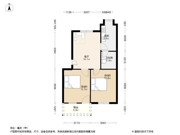 向塘水电工程局宿舍户型图