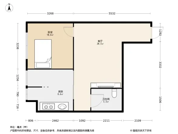 商鼎国际户型图