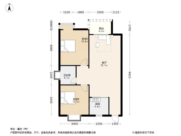 三清园户型图