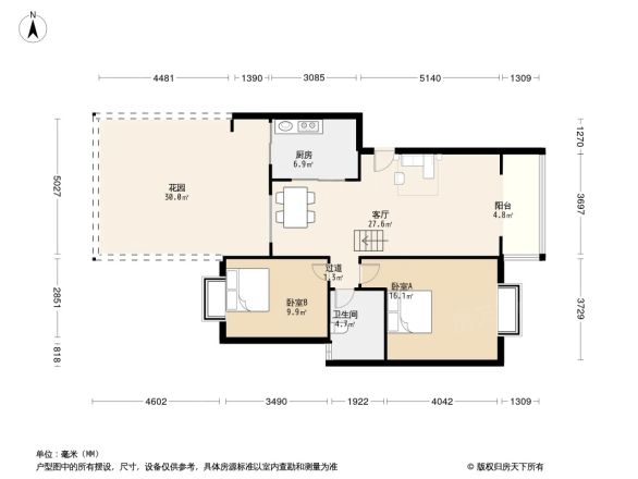 西区花园三期户型图