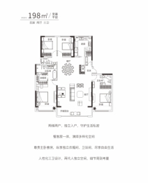 格润小镇4室2厅1厨3卫建面198.00㎡