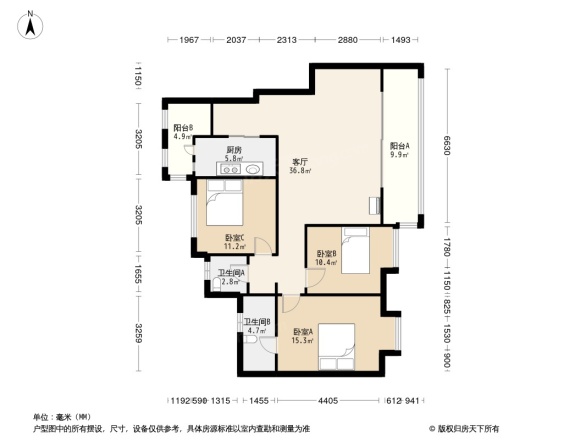 万科五龙山户型图