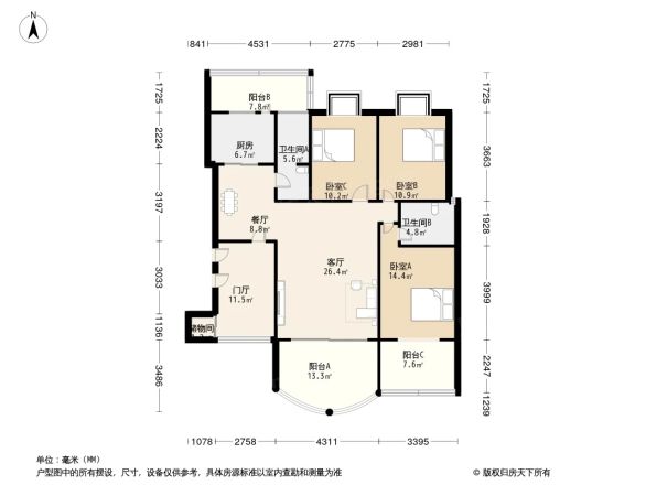 清波苑户型图