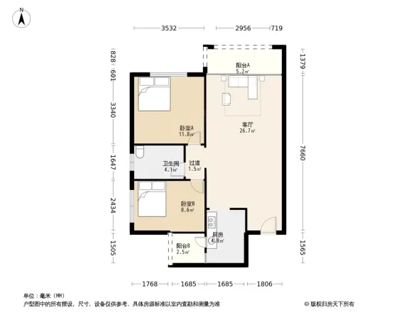 宝峰春天户型图