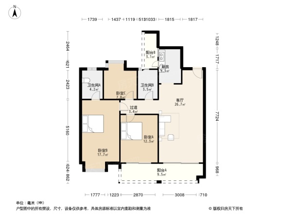宝峰春天户型图