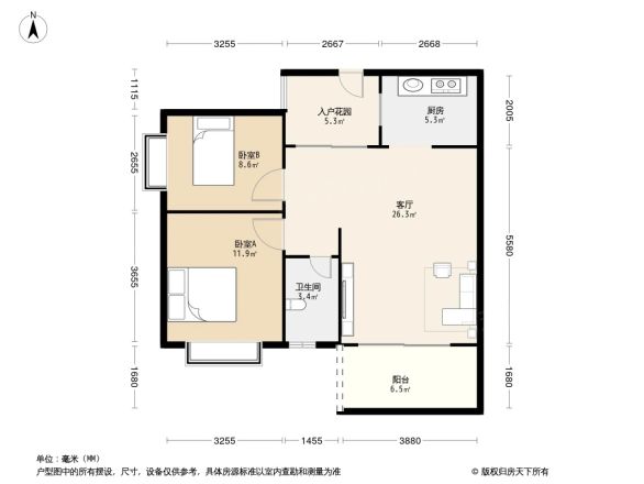 滨海阳光户型图