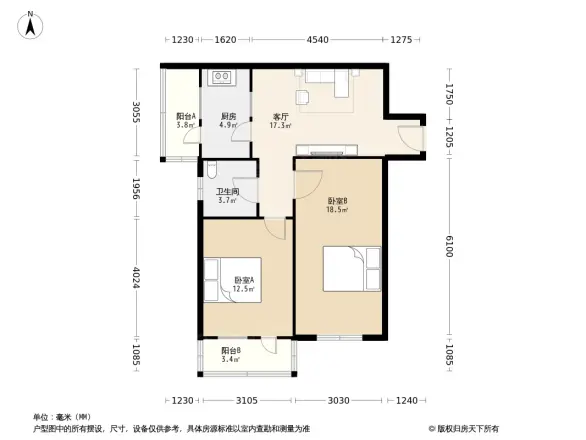 休门欣园户型图