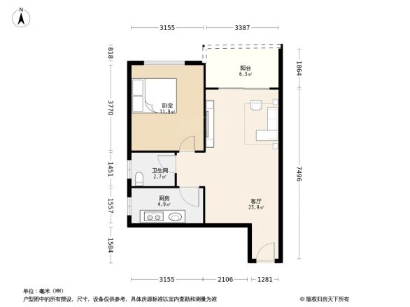 阳光金海岸户型图