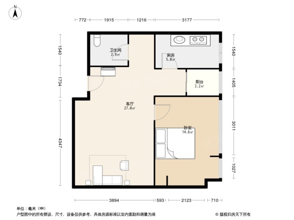 汇融新贵公馆户型图