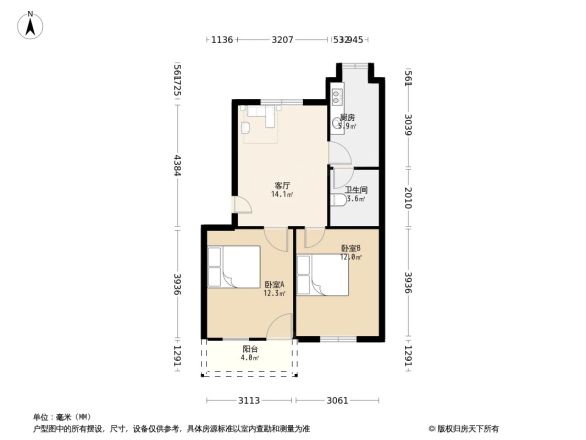 向塘水电工程局宿舍户型图