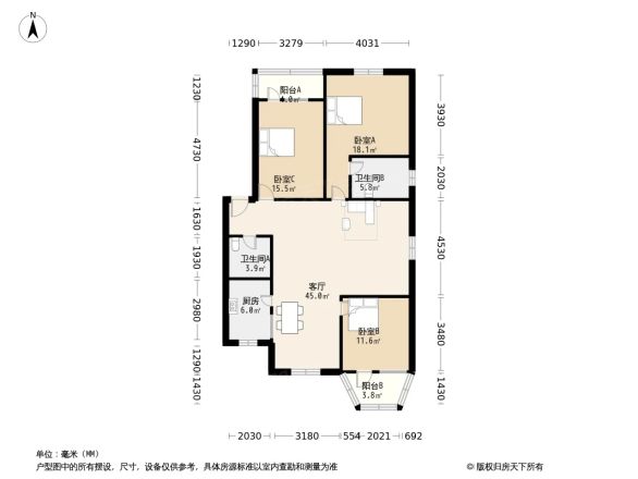 赛普花园商住楼户型图