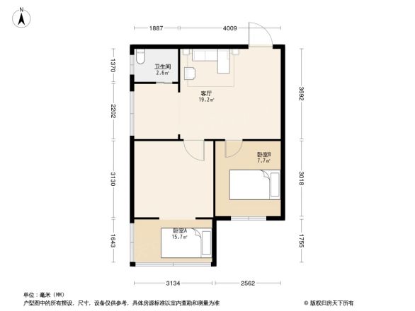 川大新北村户型图