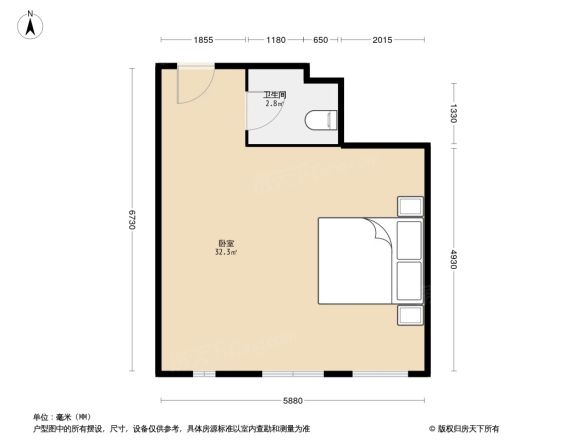 晶岳广场户型图