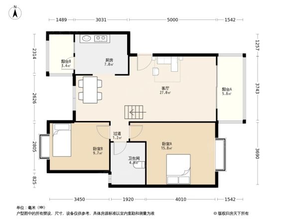 西区花园三期户型图