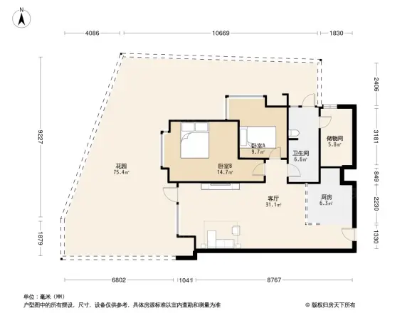南城都汇汇馨园户型图