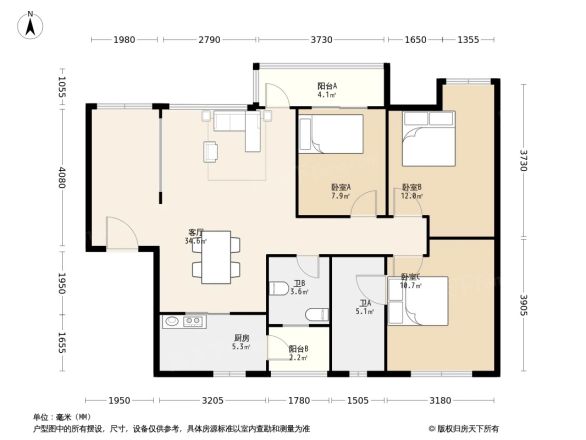 南晶国际南庭户型图