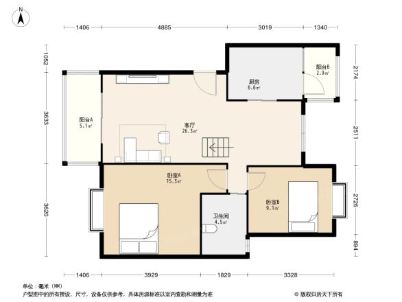 西区花园三期户型图