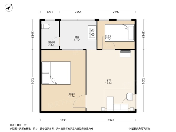 九里堤中路52号院户型图