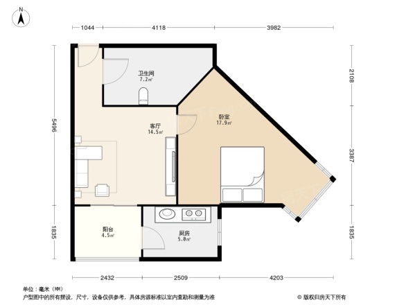 沙河北岸户型图