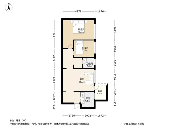 万科金色海蓉一期户型图
