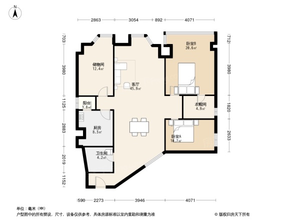 锦江新园户型图