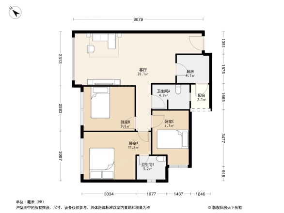 中粮香颂丽都户型图