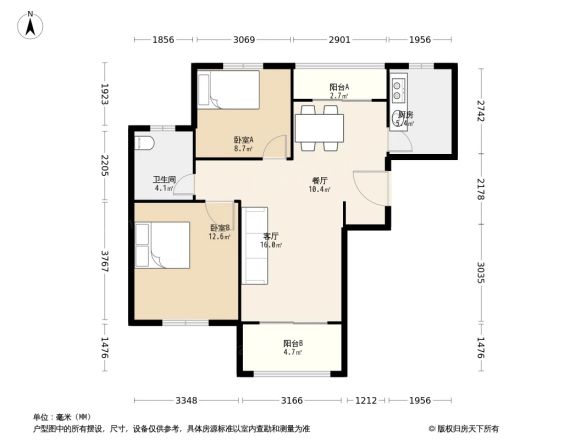 五浦汇C区顾会庭户型图