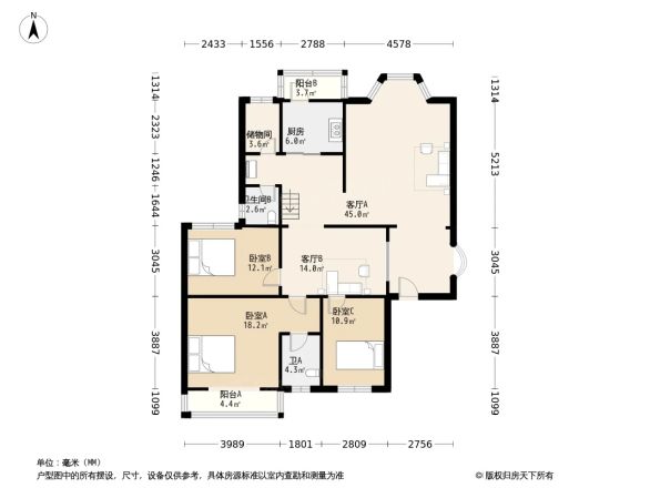 二十一世纪花园二期户型图