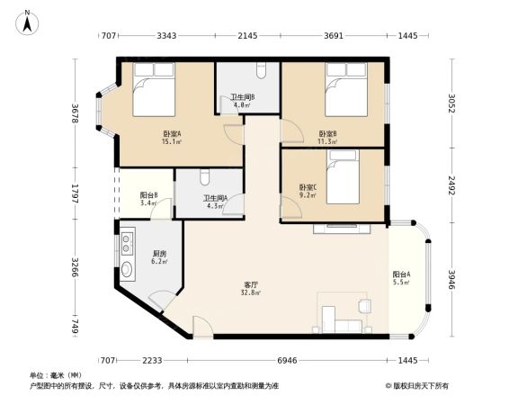 新阳光健康家园户型图