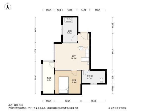 心愿花园二期户型图
