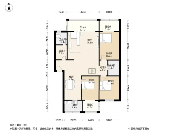 中国广厦街62号户型图